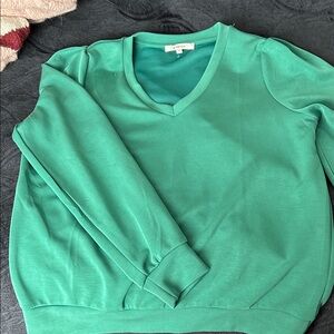 Garcia Teal V-Neck Women's shirt